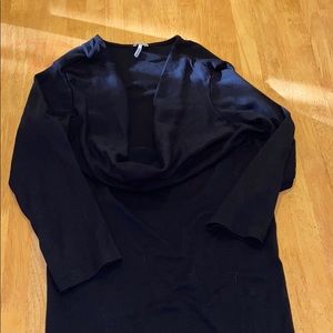 A black dress shirt